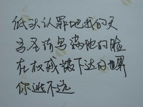 习惯歌词

