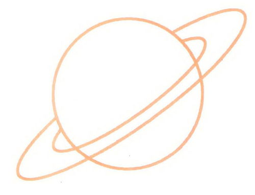 八大行星怎么画