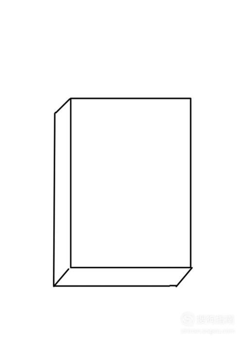 怎样画立体长方形