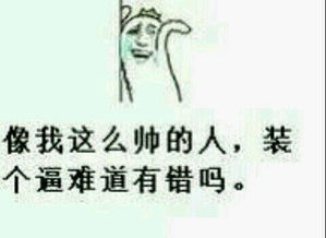 这个世界上还有比我帅的人么?