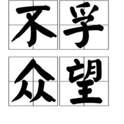 不孚众望是什么意思