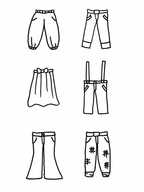 衣服简笔画

