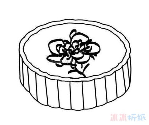 月饼怎么画简单又漂亮简笔画