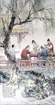 金陵子弟来相送
