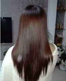 海娜粉染发效果
