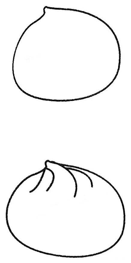 包子怎么画
