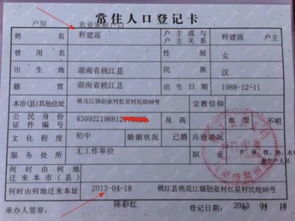 户籍类别怎么填写