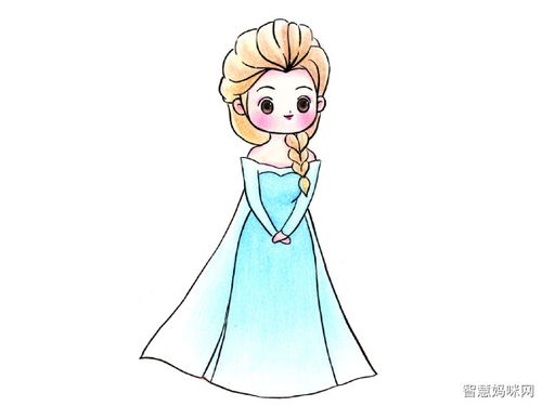 艾莎简笔画