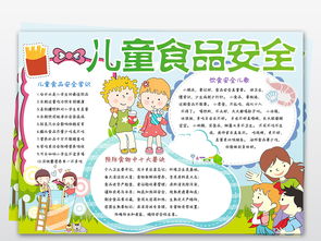 食品卫生手抄报
