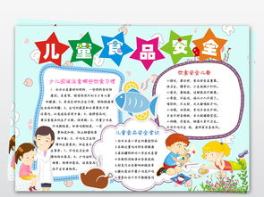 食品卫生手抄报精美优秀模板5张