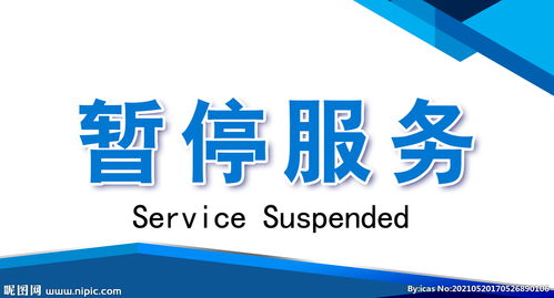 暂停服务
