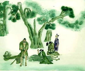 《伐檀》原文及对照翻译