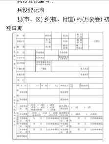 兵役登记表是去武装部拿还是自己去打印??