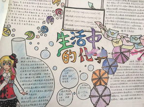 生活中的化学手抄报
