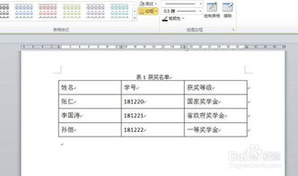 表格内容水平居中怎么设置