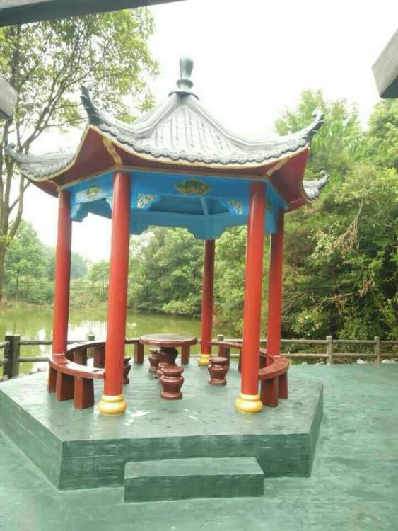 水泥仿木亭子木制凉亭有哪些优点