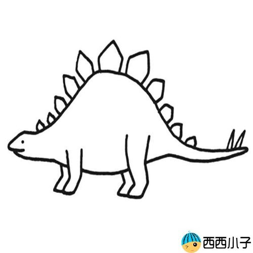 棘龙怎么画
