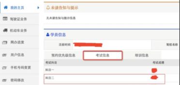 交管12123查成绩怎么查