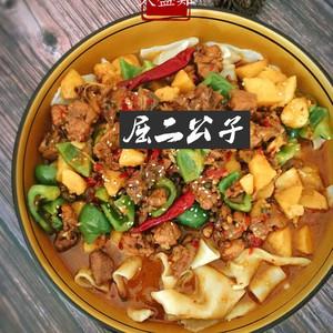 大盘鸡的做法 家常 步骤