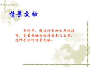 情景交融的作文200