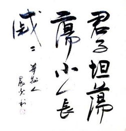 君子坦荡荡小人长戚戚的意思
