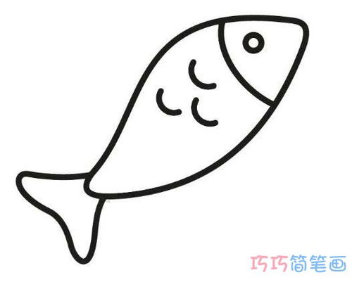 鱼的简笔画画法