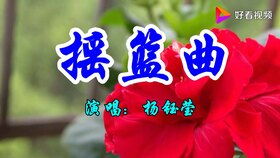 摇篮曲:月儿明风儿静,树叶儿遮窗棂