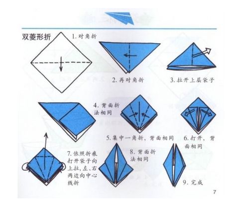 怎么折千纸鹤 一步一步