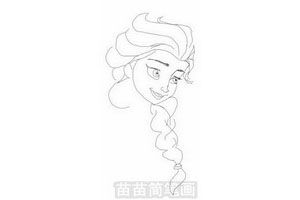 艾莎怎么画 一步一步，别惹了外面的艾莎怎么画