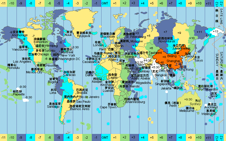 澳大利亚与中国的时差是几小时?有季节差吗?