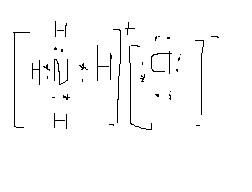 NH4Cl的电子式和结构式，NH4Cl的电子式怎么画