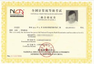 计算机二级证书有什么用