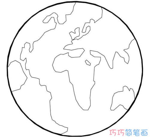小地球怎么画
