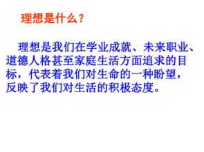 不甚理想的意思，远大理想的意思