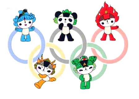 奥运福娃图片各代表什么?