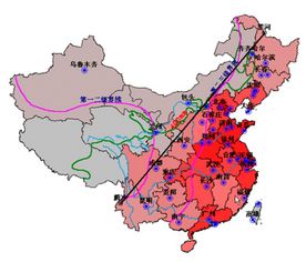 中国南北分界线在哪里图片，中国南北分界线在哪里纬度