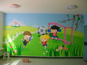 幼儿园室内墙画简单，幼儿园手绘墙壁画