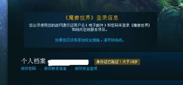 魔兽世界怀旧服防沉迷，魔兽世界防沉迷验证失败