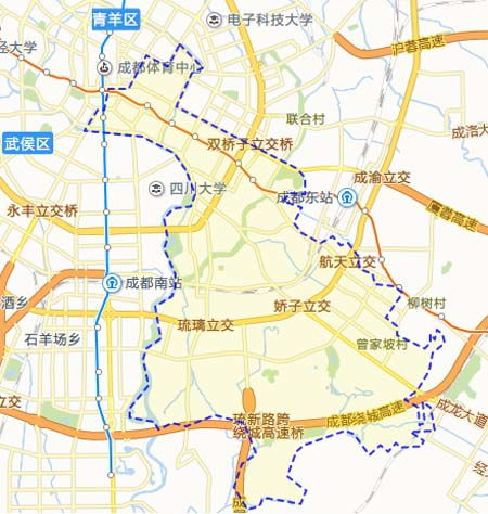 成都市有哪些区分别有什么镇，成都最繁华的是哪个区