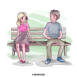 男生喜欢男生的表现。