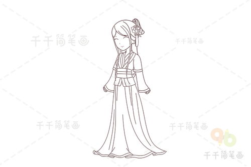汉服怎么画
