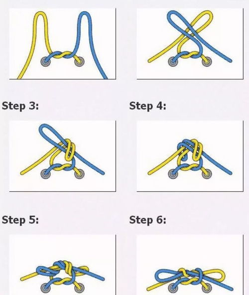 牛皮鞋带的蝴蝶结系法图解