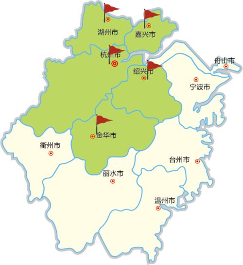浙江省有多少个市，浙江属于哪个省会城市