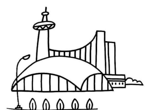 简笔画建筑