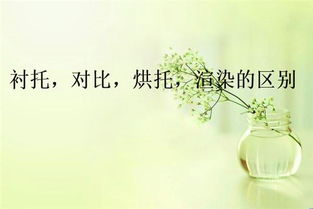 衬托与烘托的区别