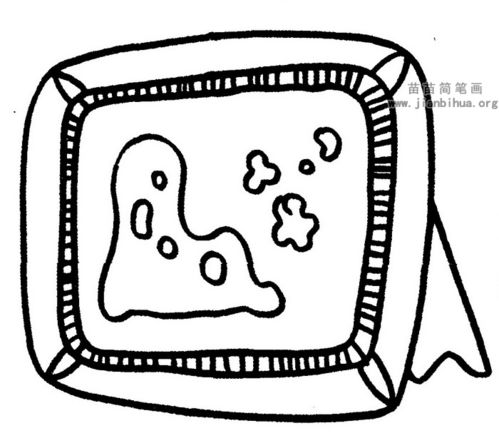 卡通相框简笔画，相框简笔画 手绘
