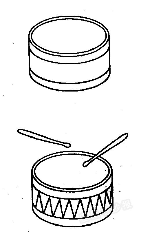 民间玩具简笔画
