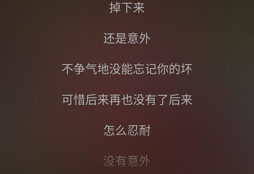 意外歌词叶炫清，只是意外歌词