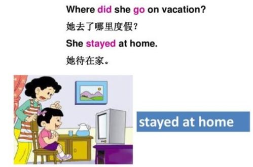 待在家里用英语怎么说 双语例句