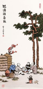 开轩面场圃,把酒话桑麻的意思是